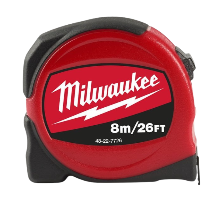 Milwaukee S8-26/25 8m/26ft Compact Tape Measure 48227726